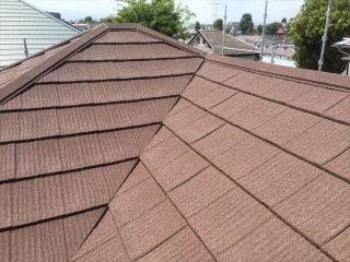 施工完了後エコグラーニ屋根