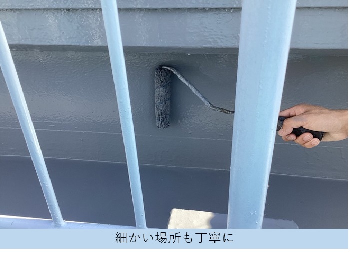 神戸市北区の屋上修理で「ウレタン防水通気緩衝工法」で仕上げ