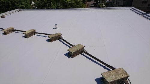 防水工事後の屋上の様子