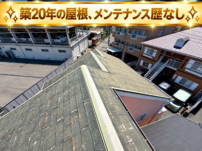 築20年のパミール屋根