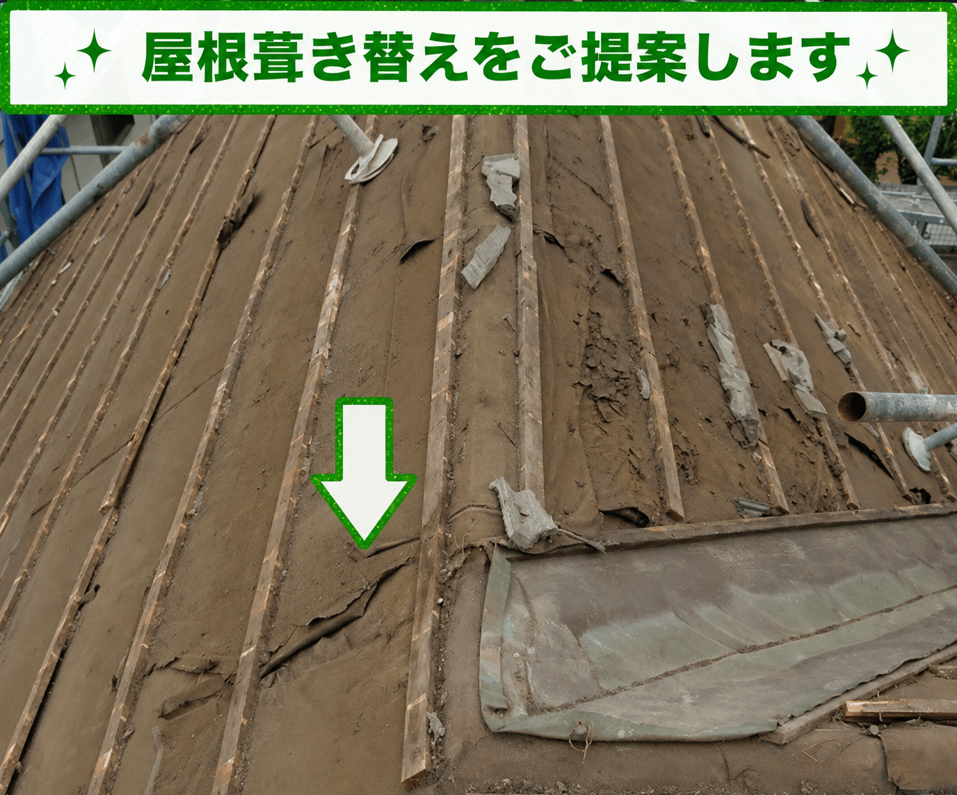 テキストと矢印の色をキラキラの緑色に変更して　テキストの文章も簡潔に少しだけ変更して欲しい　キーワードを入れ替えたりできるならとても良い　全く同じ文章にしないで　