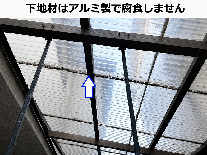 アルミ製の下地材