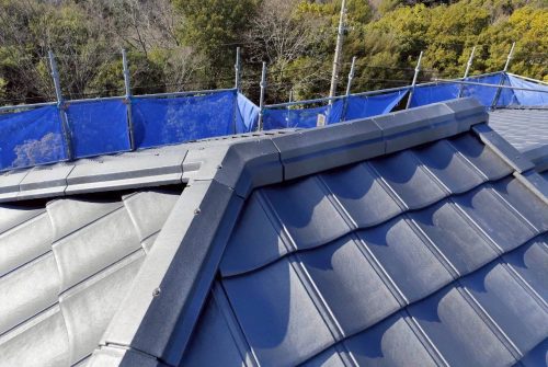 葺き替え後の屋根