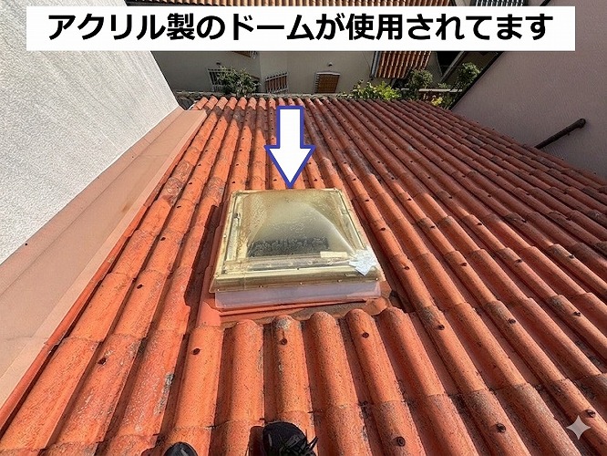 アクリル製のドーム