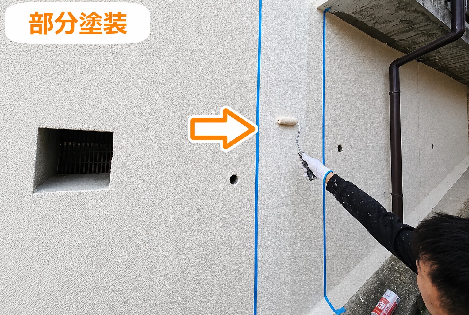 部分塗装