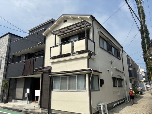 外壁塗装後の写真