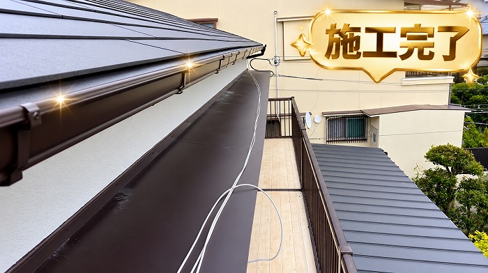 庇屋根修理前