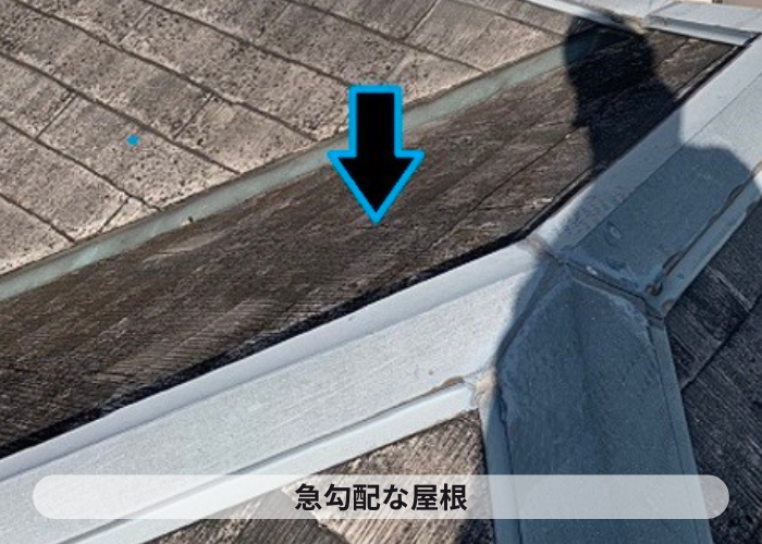 市川町　急勾配な屋根