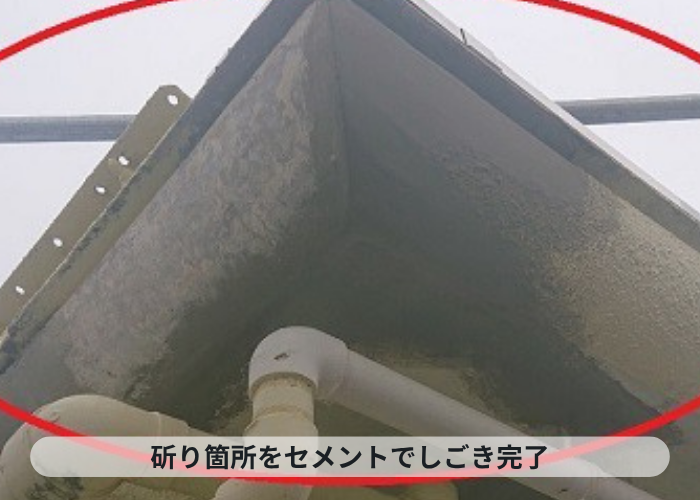 神戸市西区　外壁補修工事が完了した様子