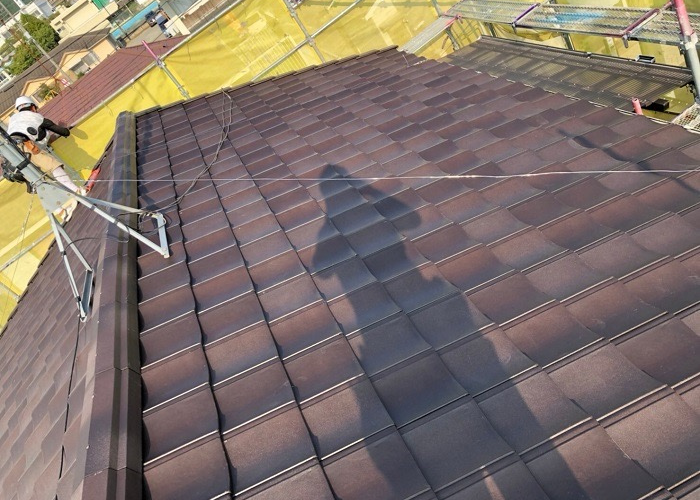 加西市　屋根葺き替え工事後にルーガの様子