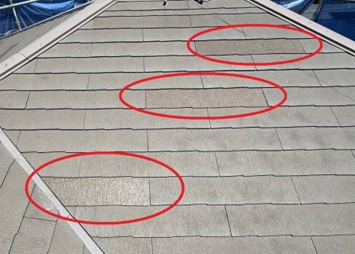 猪名川町　低価格なスレート屋根差し替え完了