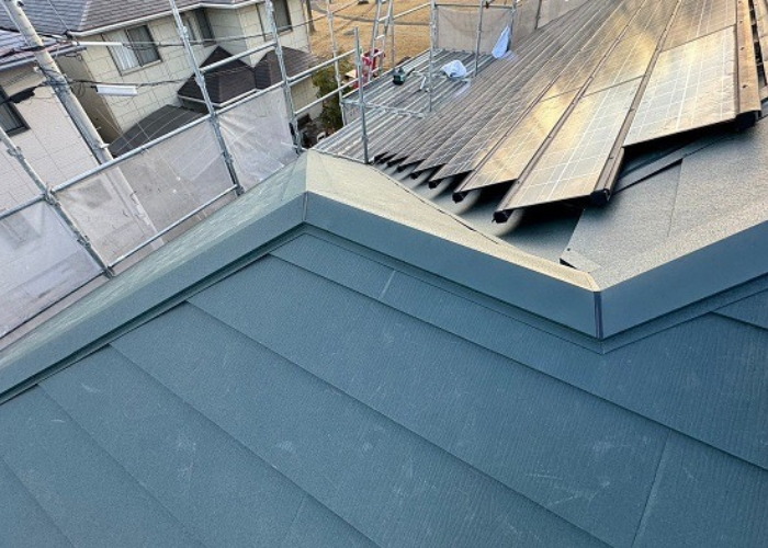 猪名川町　屋根カバー工事完了