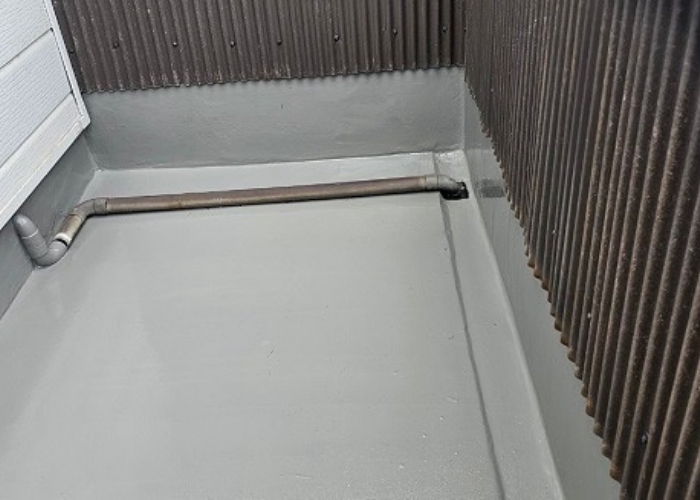 伊丹市　2階建てアパートの雨漏り修理を行った後の様子