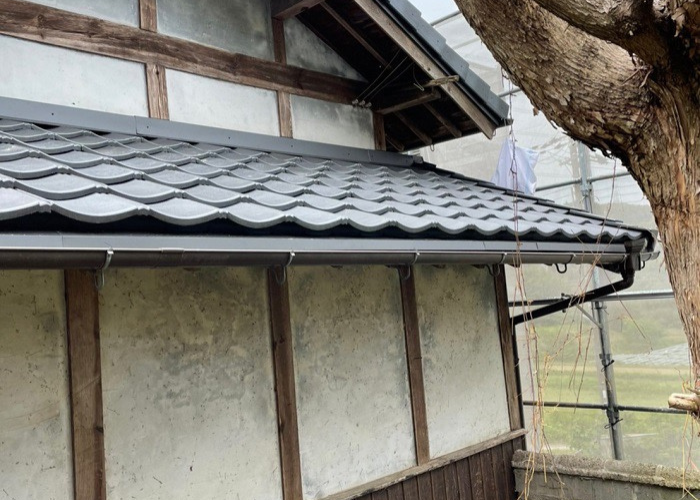 神戸市北区　屋根葺き替え工事完了