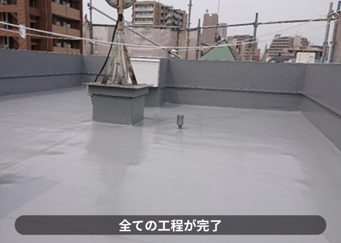 伊丹市での屋上防水工事完了