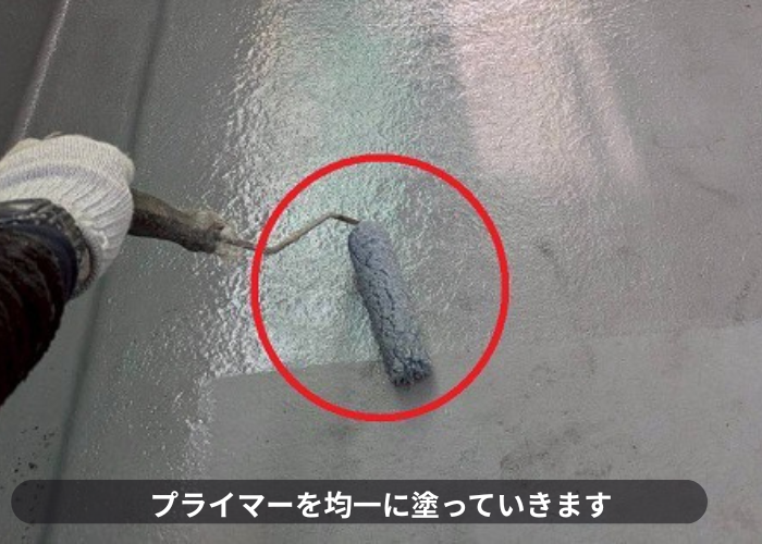 宝塚市　プライマー塗布