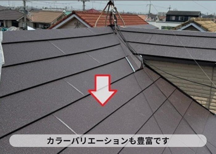 猪名川町　6色ある内のシェイドブラウンを使用