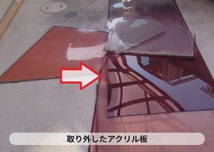 猪名川町　カーポート屋根の廃材