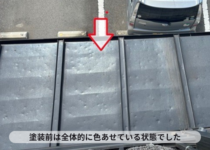 猪名川町　全体的に色あせている様子