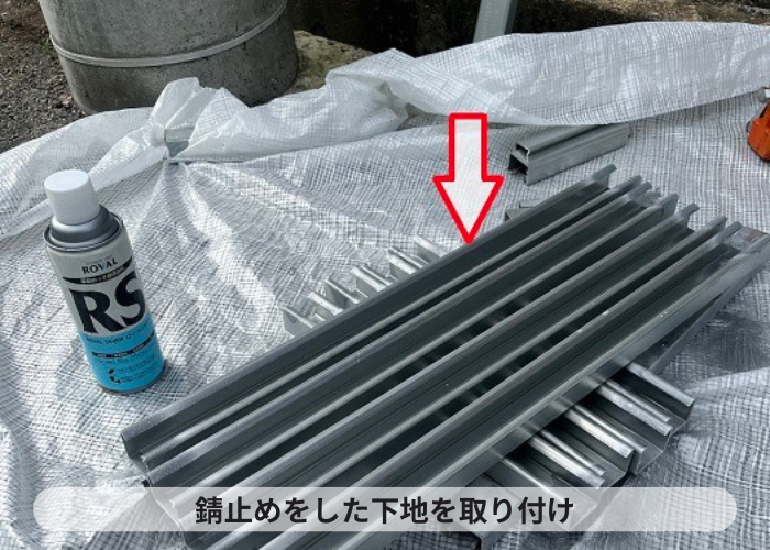 多可町　太陽光パネルの下地材