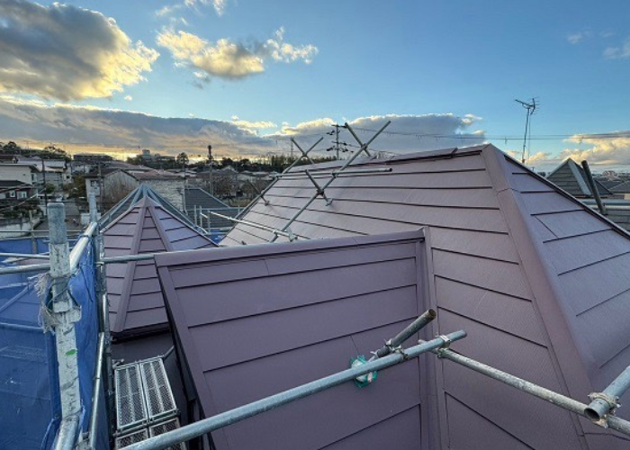 三木市での破風板板金巻き工事完了