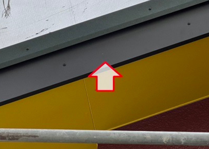 三木市で破風板修理を行った後の様子