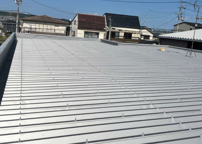 東灘区　新しい折板屋根