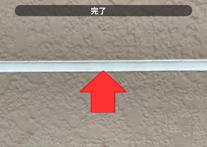 丹波篠山市　外壁目地補修をした後のオートンイクシード