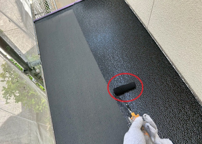 神戸市北区　錆止め塗布