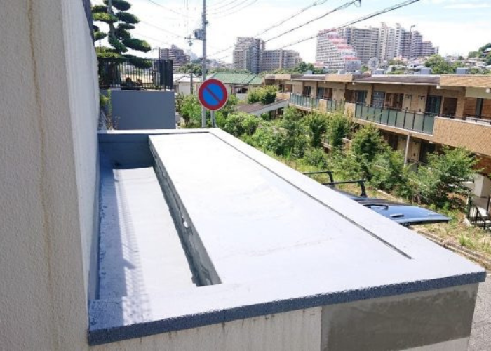 三木市で掘り込みガレージの水漏れ修理を行った後の様子