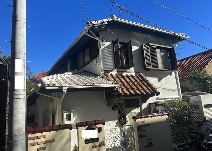 猪名川町　お勧めの塗料ラジカル制御を用いて外壁塗装を行った後の様子