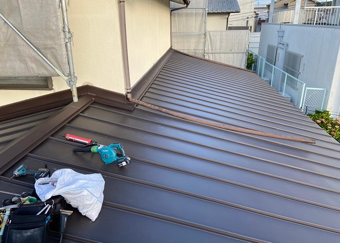 三木市での葺き替え工事完了