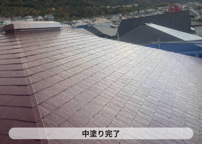 神戸市北区　中塗り完了