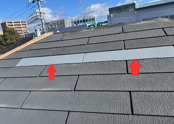 西脇市　スレート屋根差し替え完了