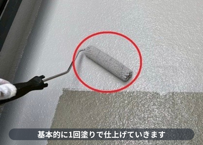 加西市　加西市でベランダＦＲＰ防水のメンテナンスとしてトップコート塗り替えで仕上げ