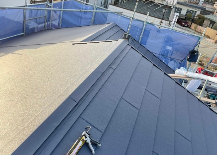 三木市　雨漏りを治すために葺き替え工事を行ったお家の様子