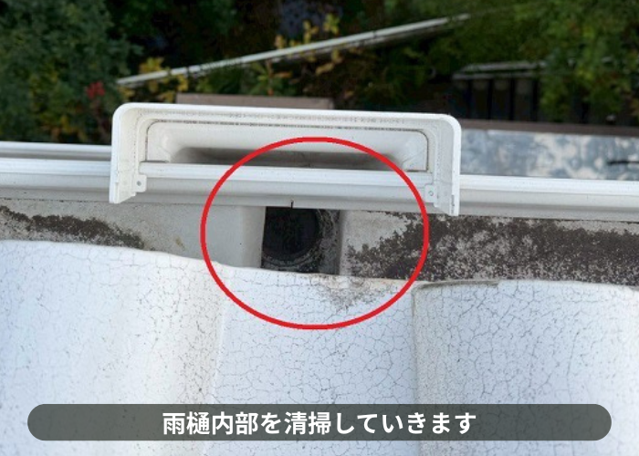 猪名川町　落ち葉除けネットを取り付けた現場で清掃