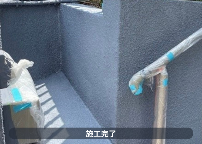 宝塚市　擁壁塗装完了